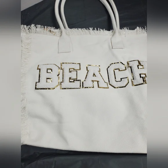 NWOT Women's Beach Shoulder Summer Tote Bag - Picture 5 of 12
